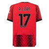 AC Milan R. Leao 17 Hjemme 23-24 - Herre Fotballdrakt